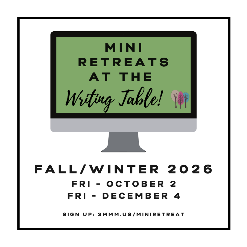 Fall 2026 Mini Writing Retreats