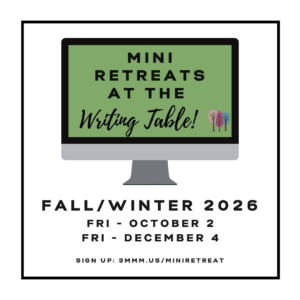Fall 2026 Mini Writing Retreats