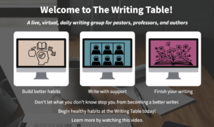 Writing Table - FreeWrite Friday Sign Up