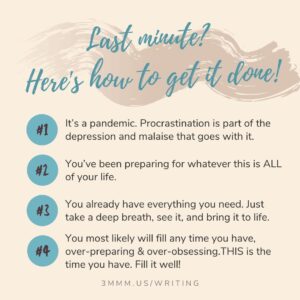 get over procrastination
